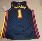 NBA 1 Johnson Atlanta Hawks Maillot noir